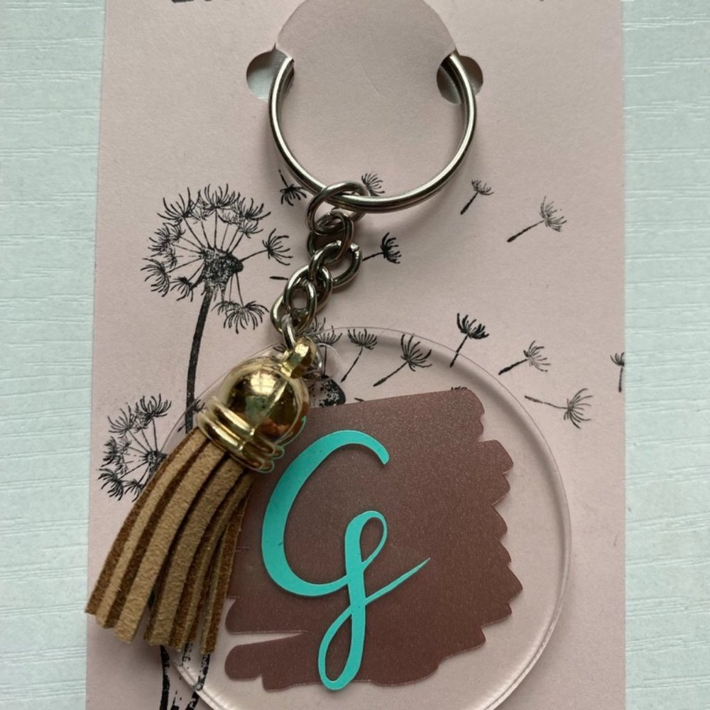 'G' Acrylic Keychain